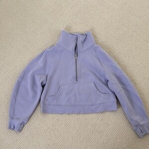 lululemon athletica Purple Half-Zip Sweatshirt